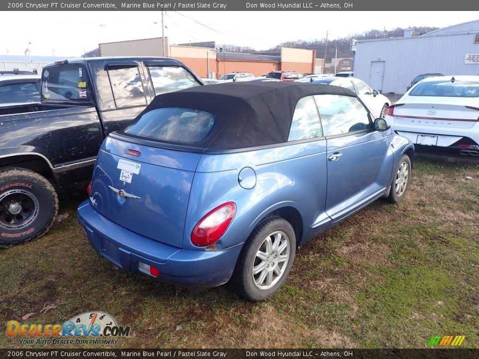 2006 Chrysler PT Cruiser Convertible Marine Blue Pearl / Pastel Slate Gray Photo #11