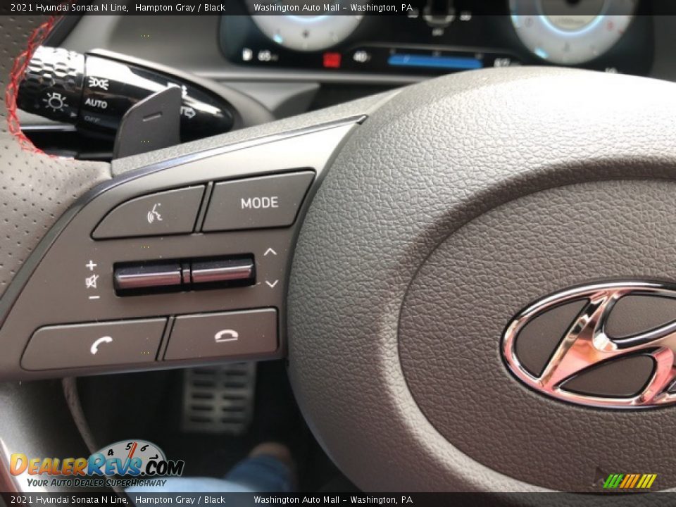2021 Hyundai Sonata N Line Steering Wheel Photo #11