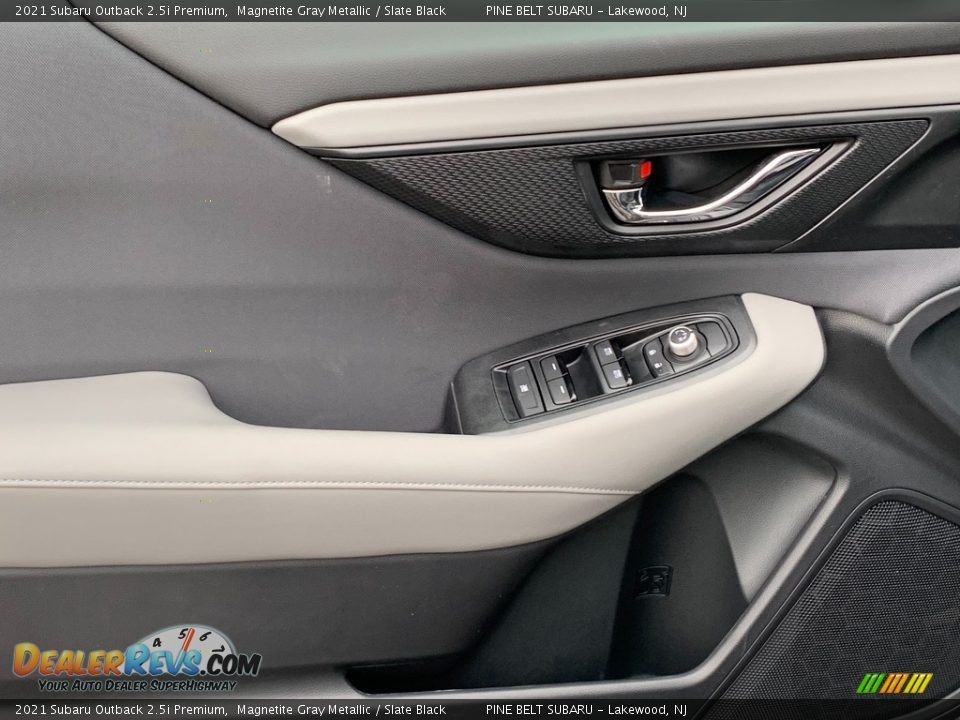 2021 Subaru Outback 2.5i Premium Magnetite Gray Metallic / Slate Black Photo #14