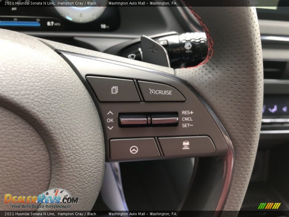 2021 Hyundai Sonata N Line Steering Wheel Photo #12