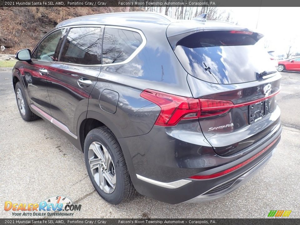 2021 Hyundai Santa Fe SEL AWD Portofino Gray / Gray Photo #6