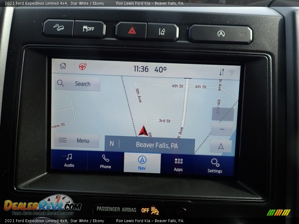 2021 Ford Expedition Limited 4x4 Star White / Ebony Photo #17