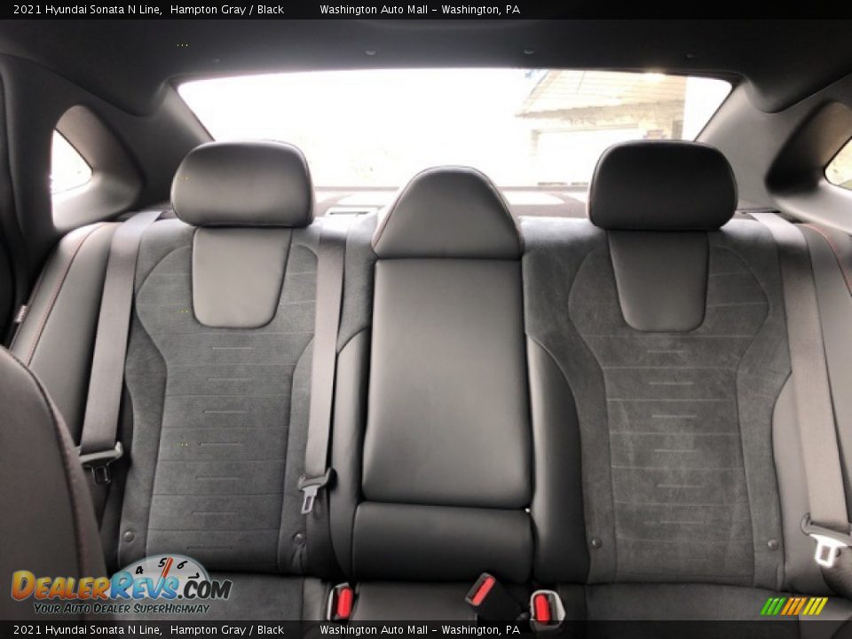 Rear Seat of 2021 Hyundai Sonata N Line Photo #15