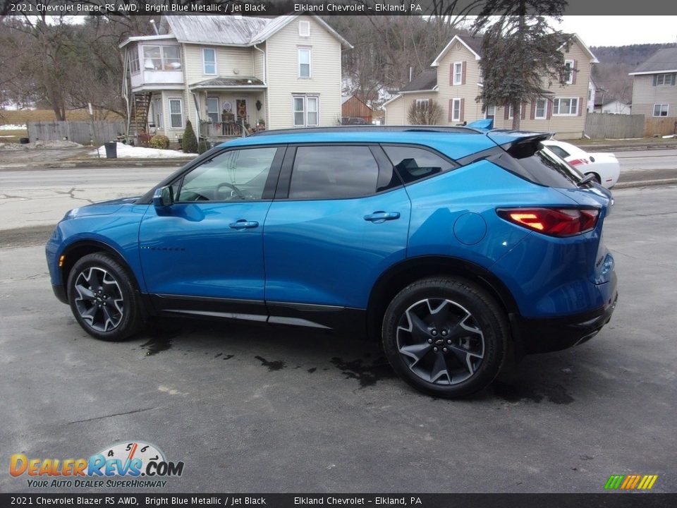 2021 Chevrolet Blazer RS AWD Bright Blue Metallic / Jet Black Photo #5