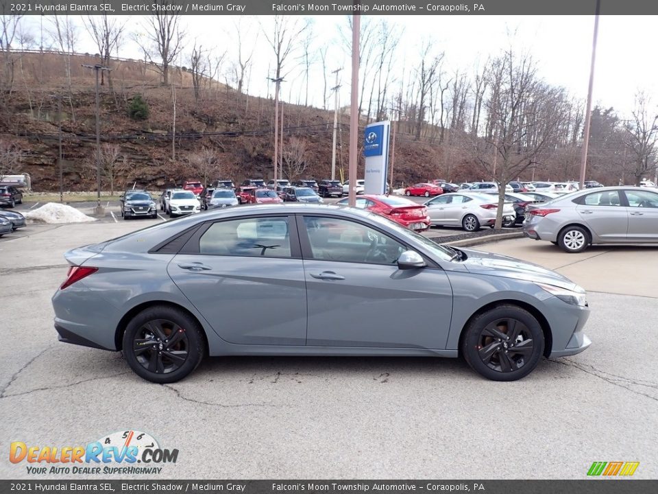 2021 Hyundai Elantra SEL Electric Shadow / Medium Gray Photo #1