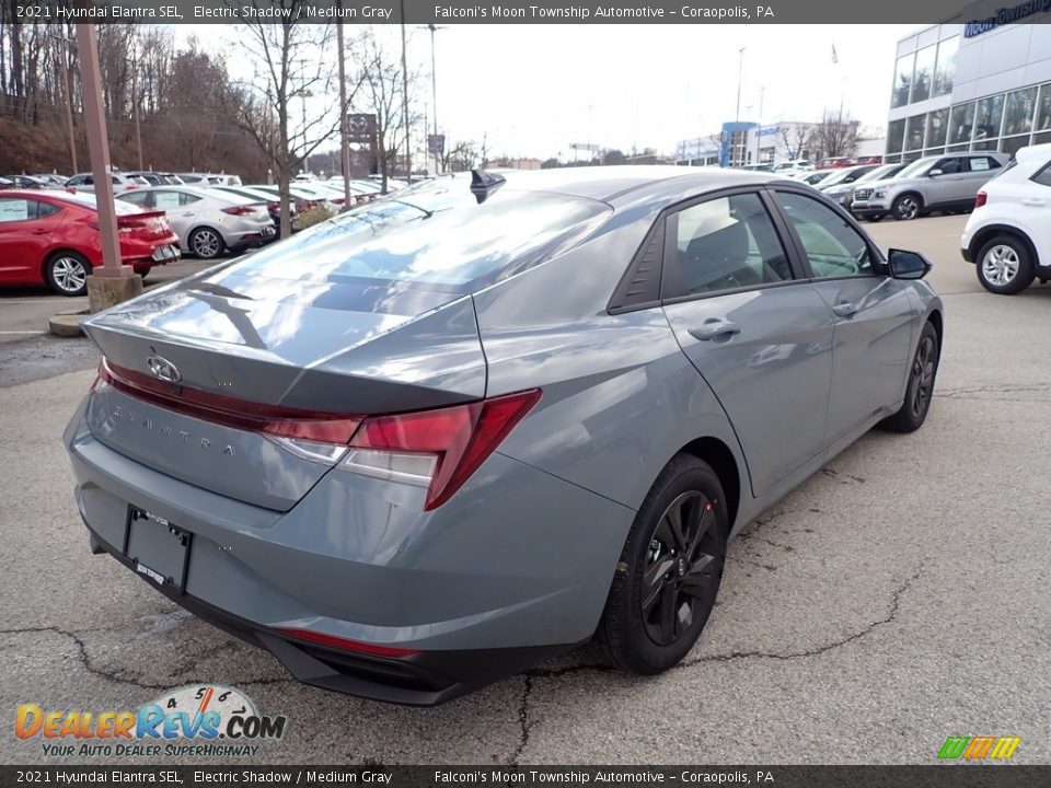 2021 Hyundai Elantra SEL Electric Shadow / Medium Gray Photo #2