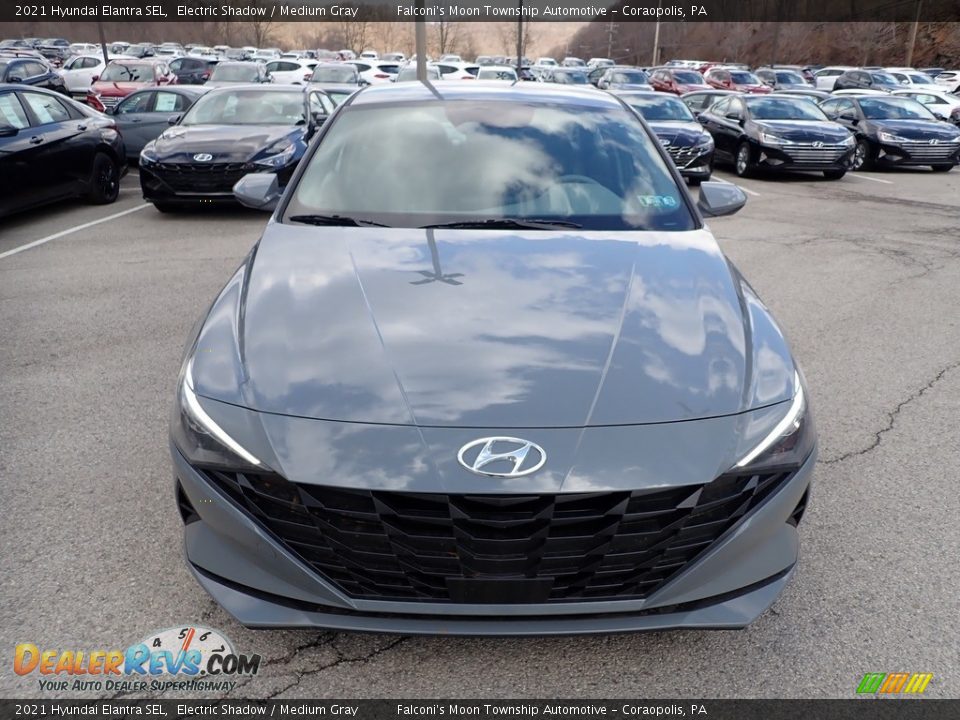 2021 Hyundai Elantra SEL Electric Shadow / Medium Gray Photo #4