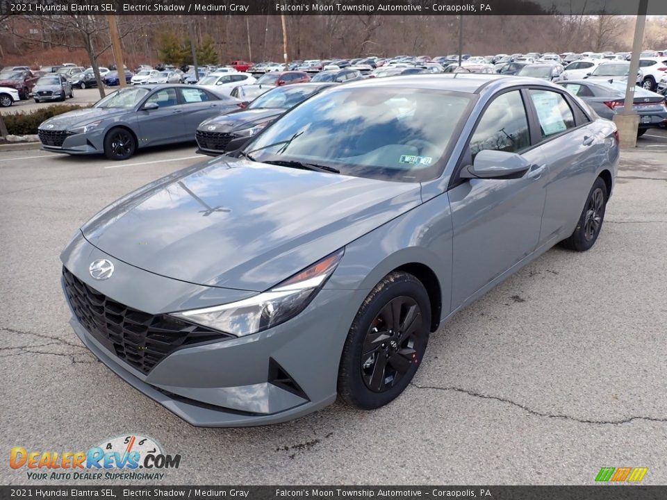 2021 Hyundai Elantra SEL Electric Shadow / Medium Gray Photo #5