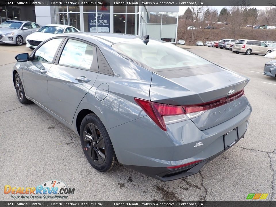 2021 Hyundai Elantra SEL Electric Shadow / Medium Gray Photo #6