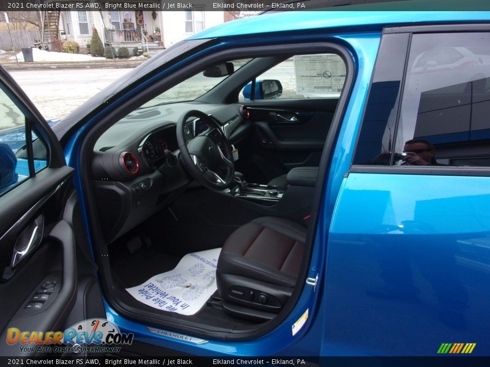 2021 Chevrolet Blazer RS AWD Bright Blue Metallic / Jet Black Photo #11