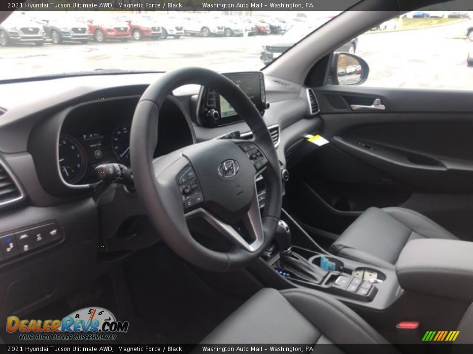 2021 Hyundai Tucson Ulitimate AWD Magnetic Force / Black Photo #4