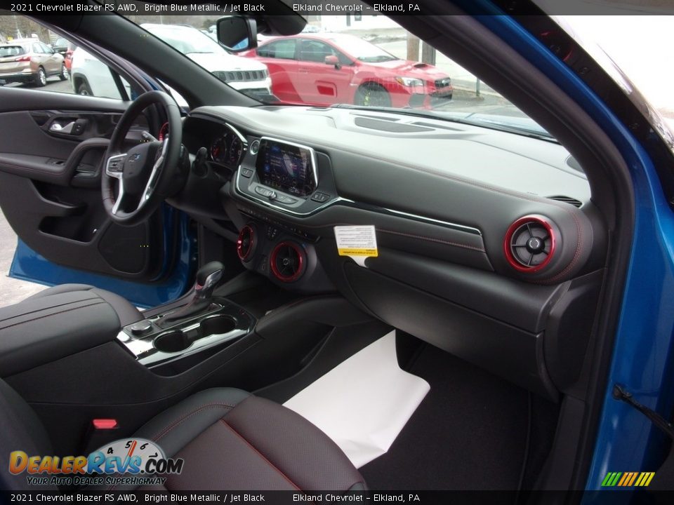 2021 Chevrolet Blazer RS AWD Bright Blue Metallic / Jet Black Photo #17