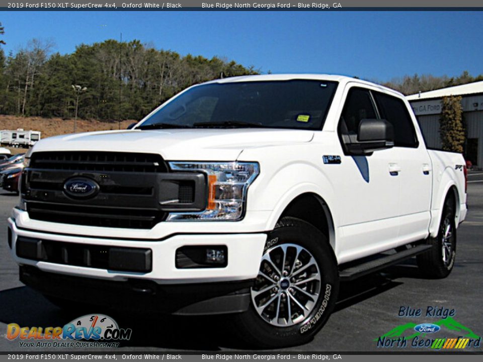 2019 Ford F150 XLT SuperCrew 4x4 Oxford White / Black Photo #1