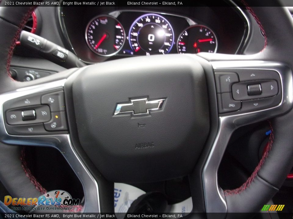 2021 Chevrolet Blazer RS AWD Steering Wheel Photo #20