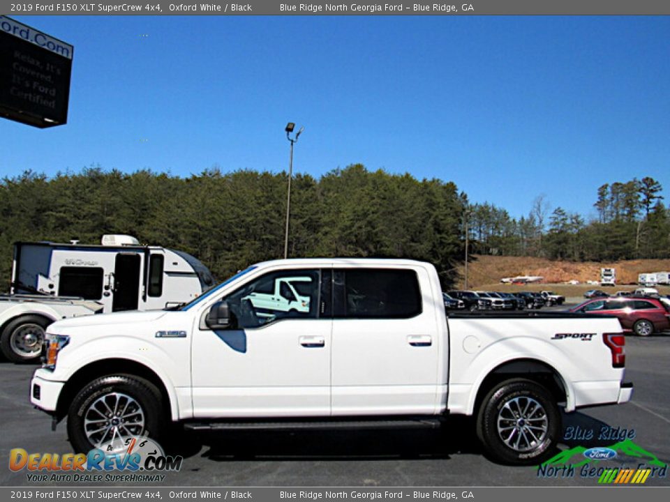 2019 Ford F150 XLT SuperCrew 4x4 Oxford White / Black Photo #2