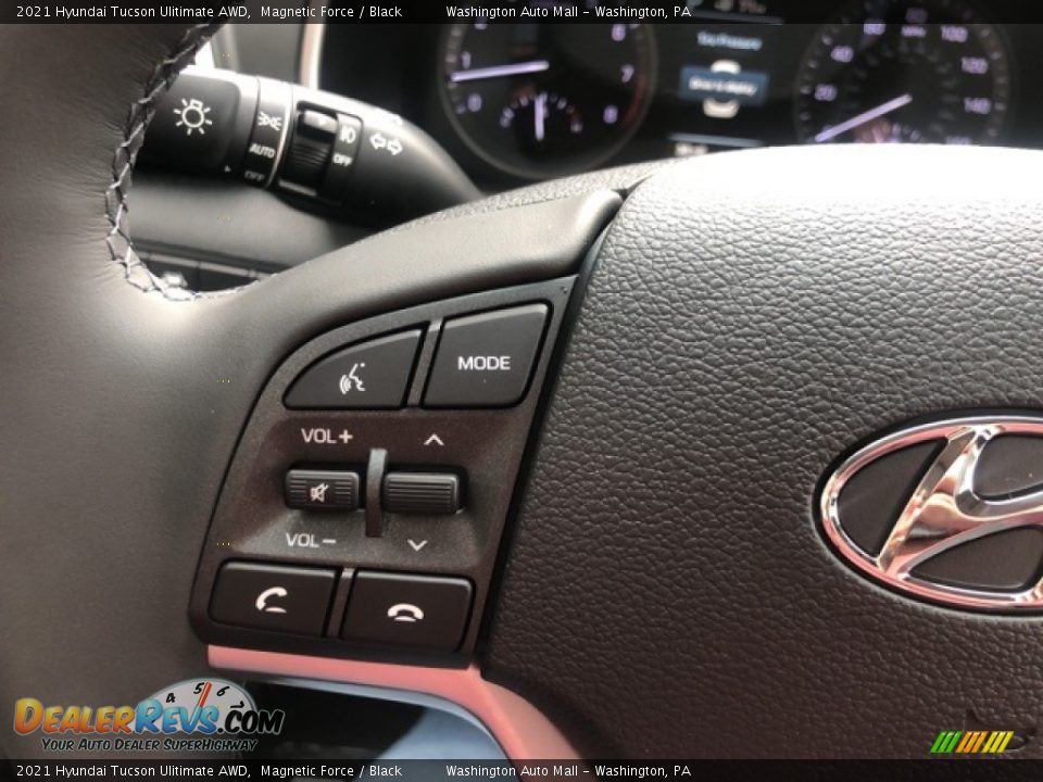 2021 Hyundai Tucson Ulitimate AWD Magnetic Force / Black Photo #10