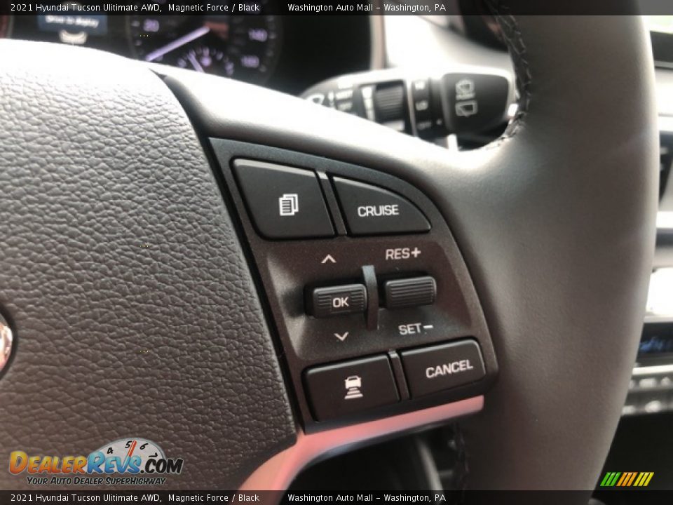 2021 Hyundai Tucson Ulitimate AWD Magnetic Force / Black Photo #11