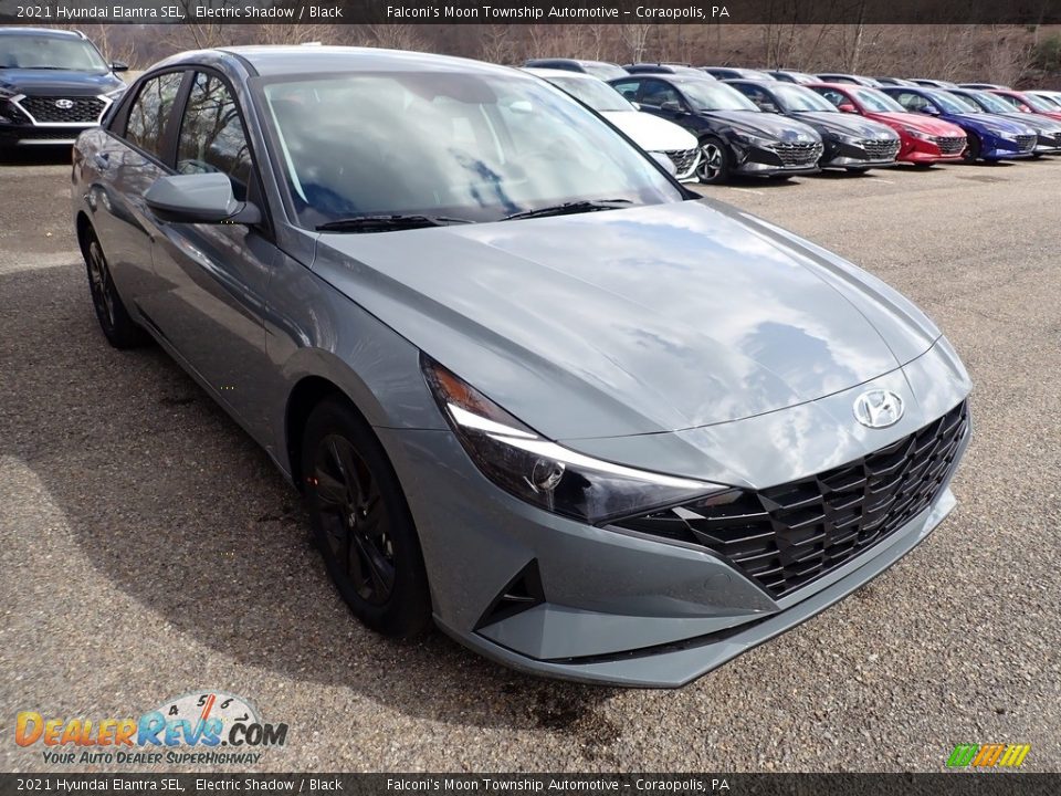 2021 Hyundai Elantra SEL Electric Shadow / Black Photo #3