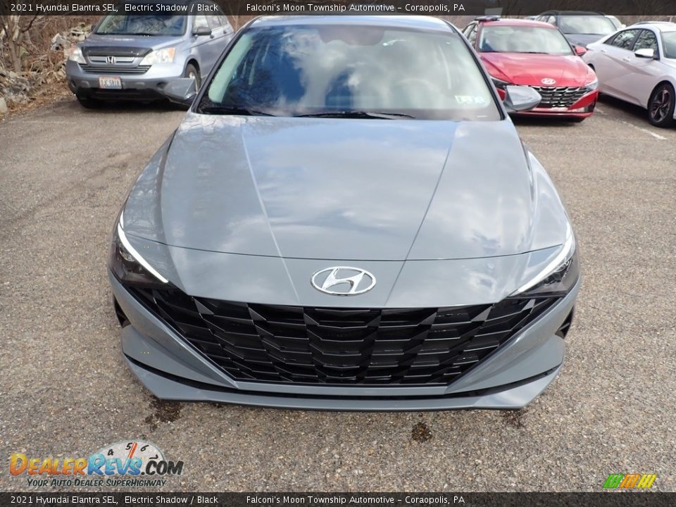 2021 Hyundai Elantra SEL Electric Shadow / Black Photo #4