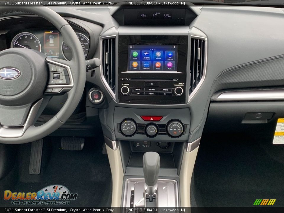 2021 Subaru Forester 2.5i Premium Crystal White Pearl / Gray Photo #10