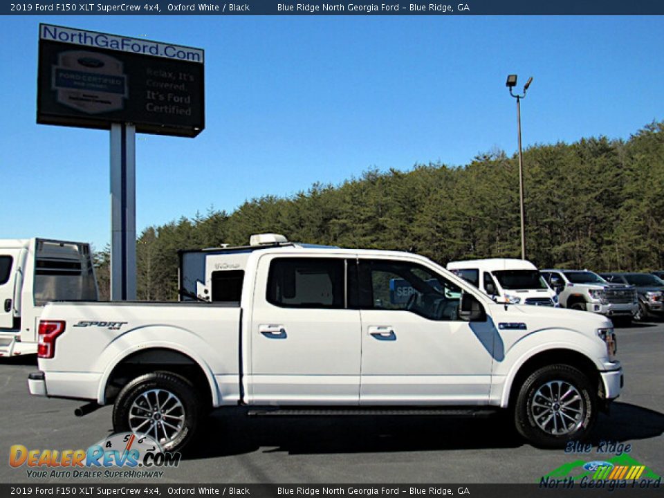 2019 Ford F150 XLT SuperCrew 4x4 Oxford White / Black Photo #7