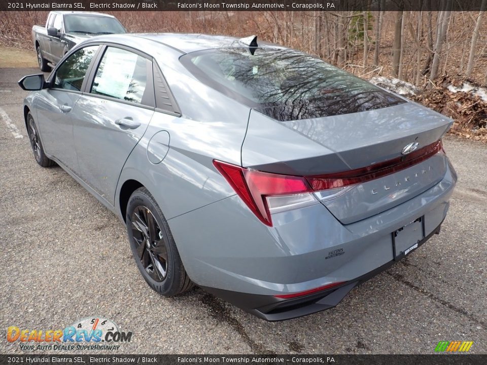 2021 Hyundai Elantra SEL Electric Shadow / Black Photo #6