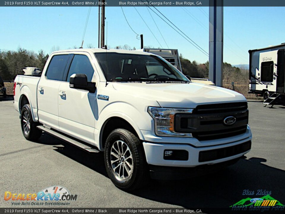 2019 Ford F150 XLT SuperCrew 4x4 Oxford White / Black Photo #8