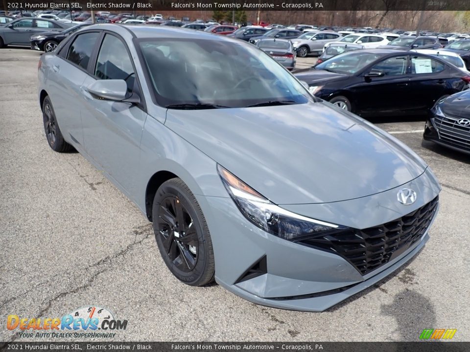 2021 Hyundai Elantra SEL Electric Shadow / Black Photo #3