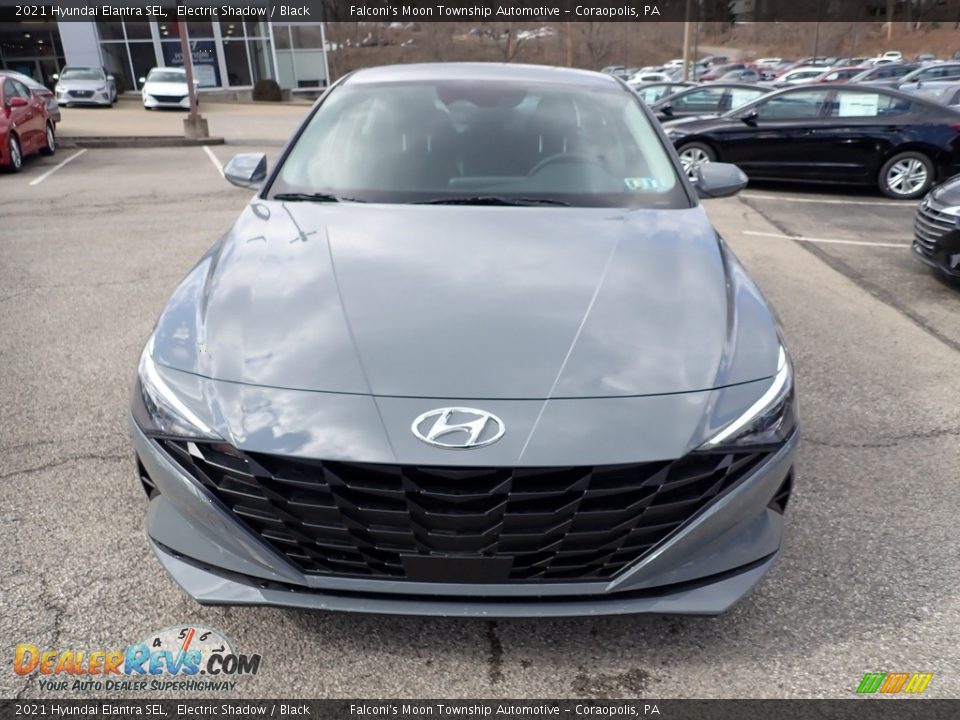 2021 Hyundai Elantra SEL Electric Shadow / Black Photo #4