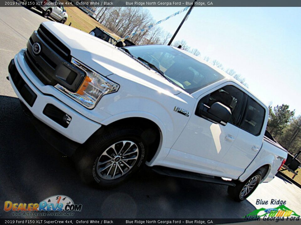 2019 Ford F150 XLT SuperCrew 4x4 Oxford White / Black Photo #27