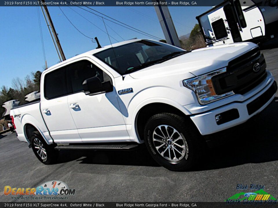 2019 Ford F150 XLT SuperCrew 4x4 Oxford White / Black Photo #28