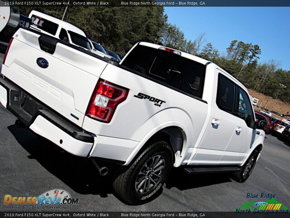 2019 Ford F150 XLT SuperCrew 4x4 Oxford White / Black Photo #29