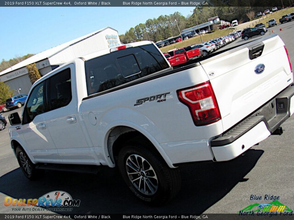 2019 Ford F150 XLT SuperCrew 4x4 Oxford White / Black Photo #30