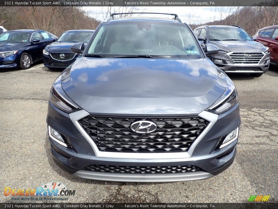 2021 Hyundai Tucson Sport AWD Coliseum Gray Metallic / Gray Photo #4