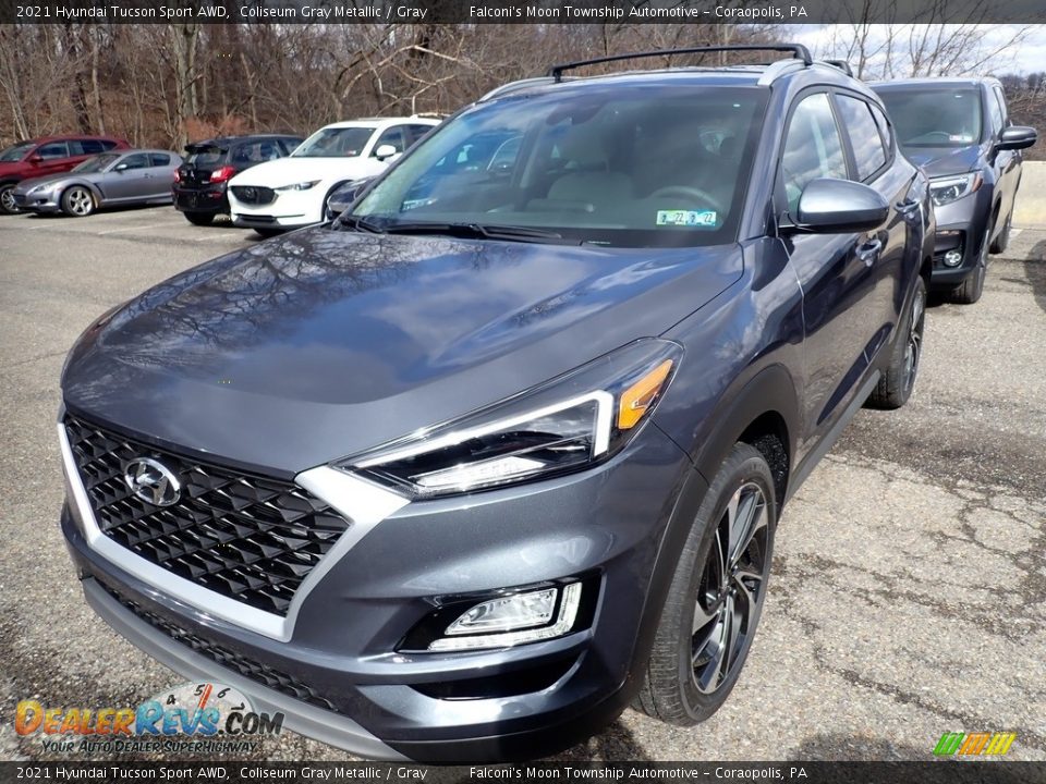 2021 Hyundai Tucson Sport AWD Coliseum Gray Metallic / Gray Photo #5