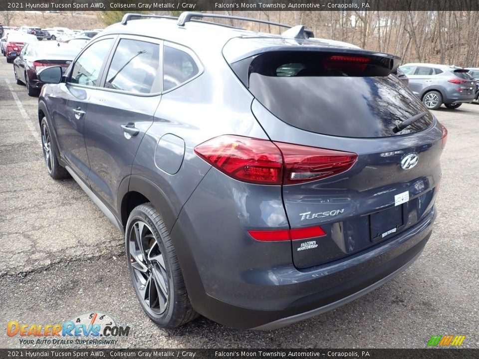 2021 Hyundai Tucson Sport AWD Coliseum Gray Metallic / Gray Photo #6