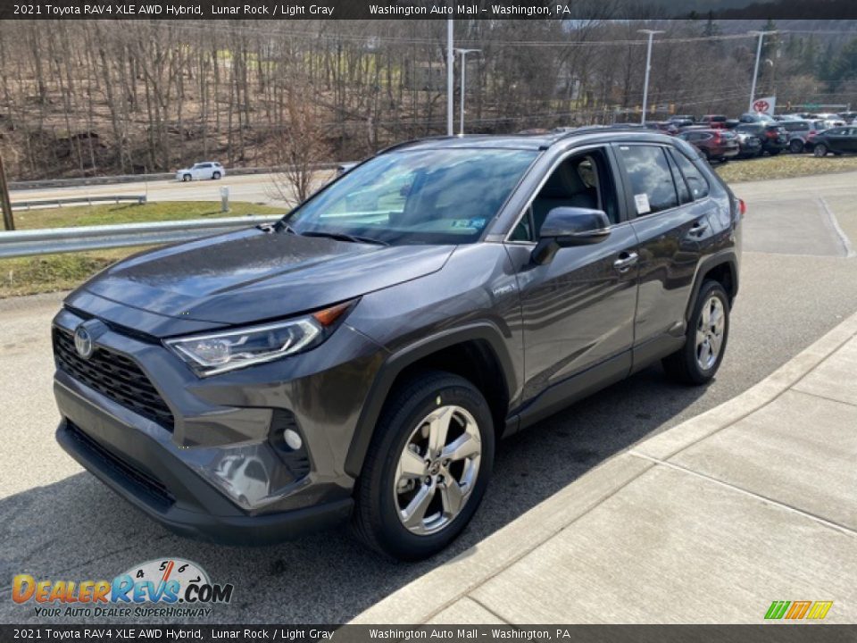 2021 Toyota RAV4 XLE AWD Hybrid Lunar Rock / Light Gray Photo #13