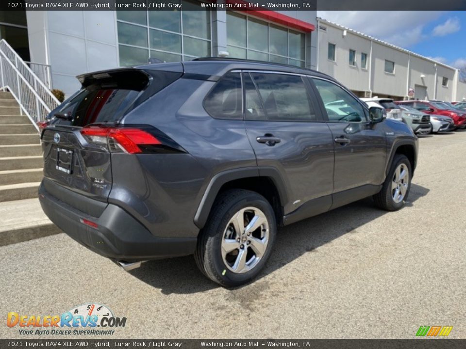 2021 Toyota RAV4 XLE AWD Hybrid Lunar Rock / Light Gray Photo #14