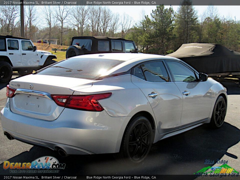 2017 Nissan Maxima SL Brilliant Silver / Charcoal Photo #5