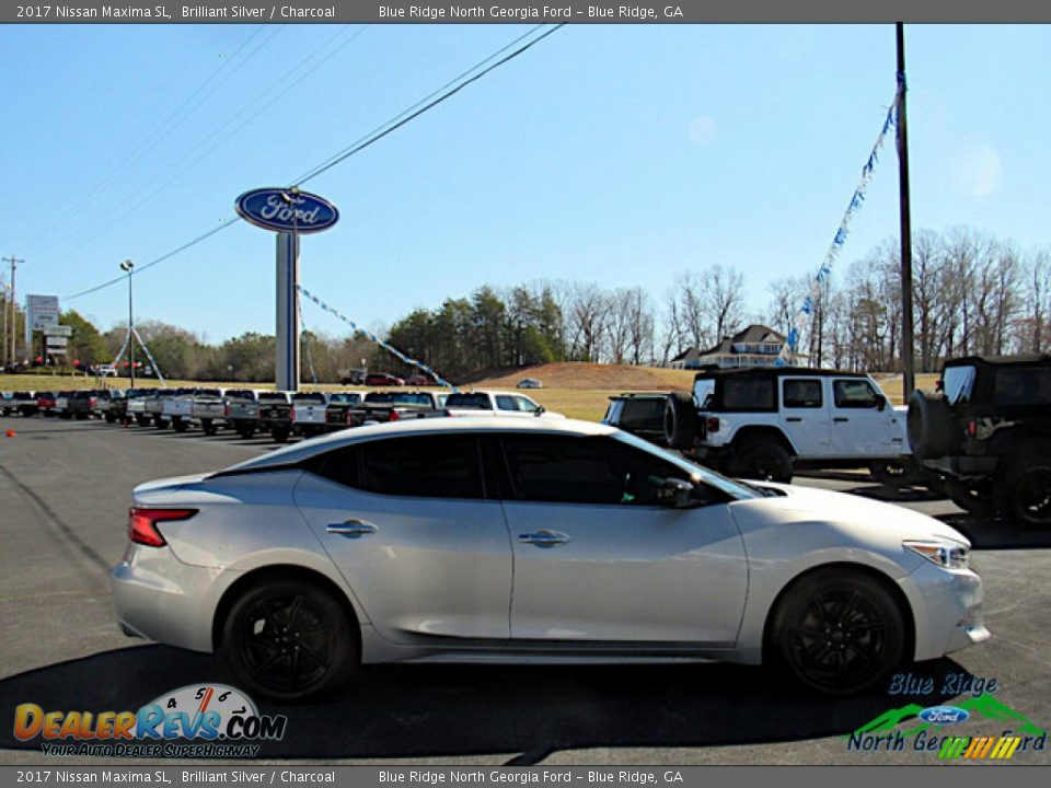 2017 Nissan Maxima SL Brilliant Silver / Charcoal Photo #6