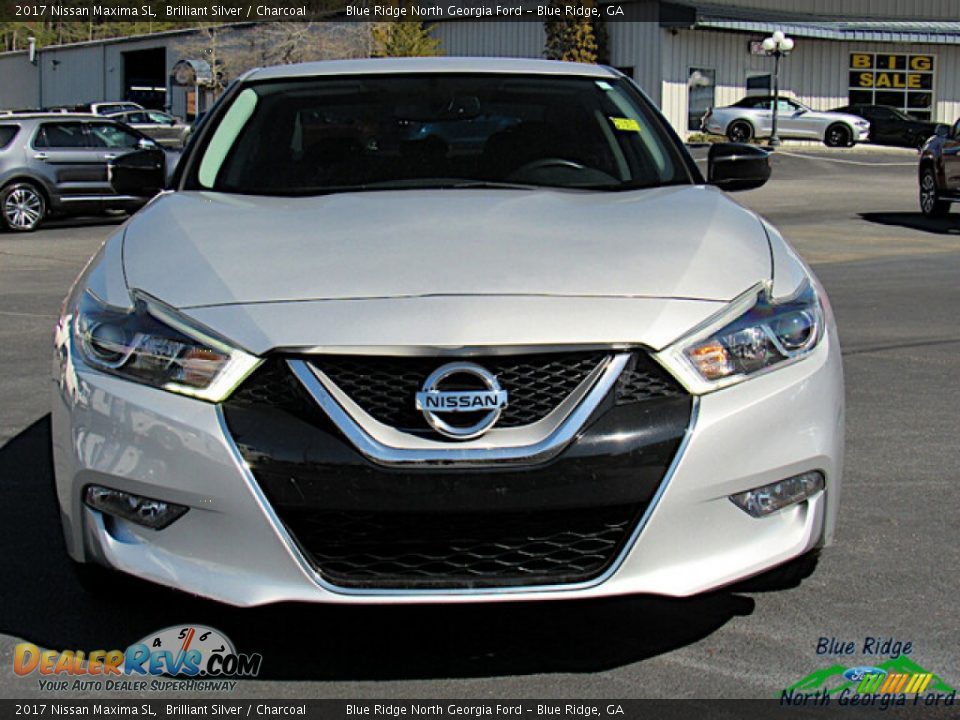 2017 Nissan Maxima SL Brilliant Silver / Charcoal Photo #8