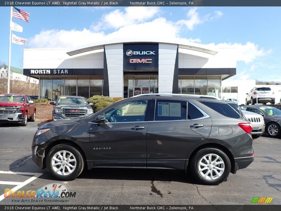 2018 Chevrolet Equinox LT AWD Nightfall Gray Metallic / Jet Black Photo #1