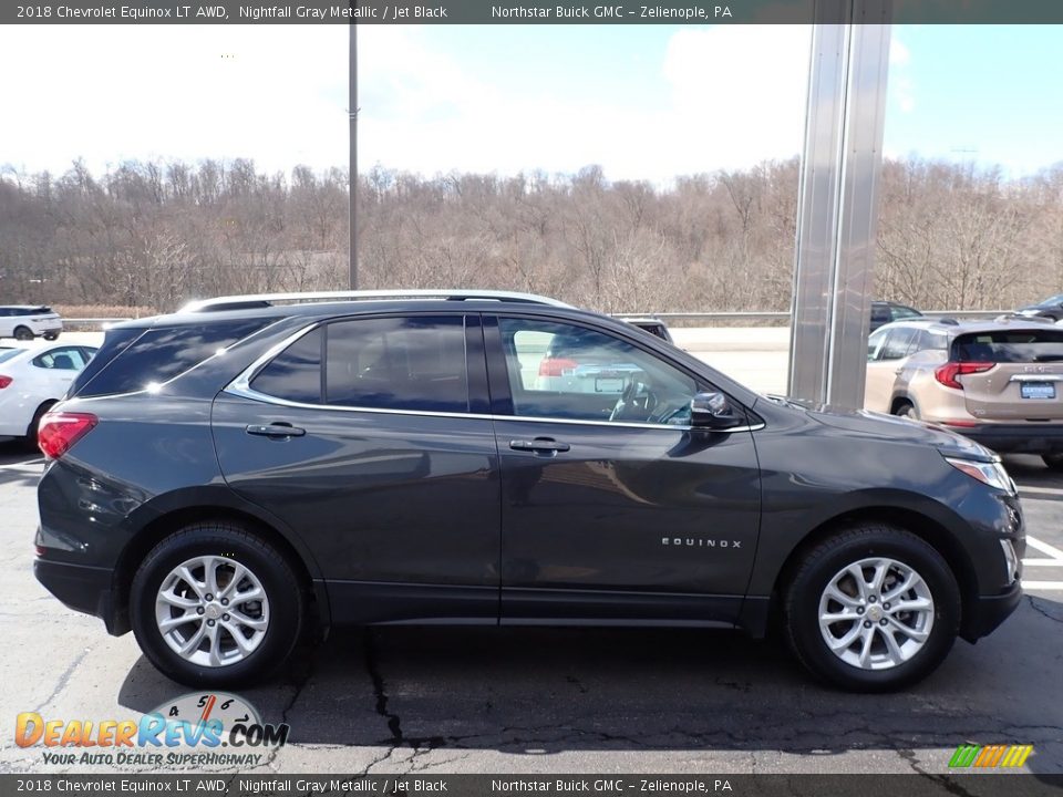 2018 Chevrolet Equinox LT AWD Nightfall Gray Metallic / Jet Black Photo #5