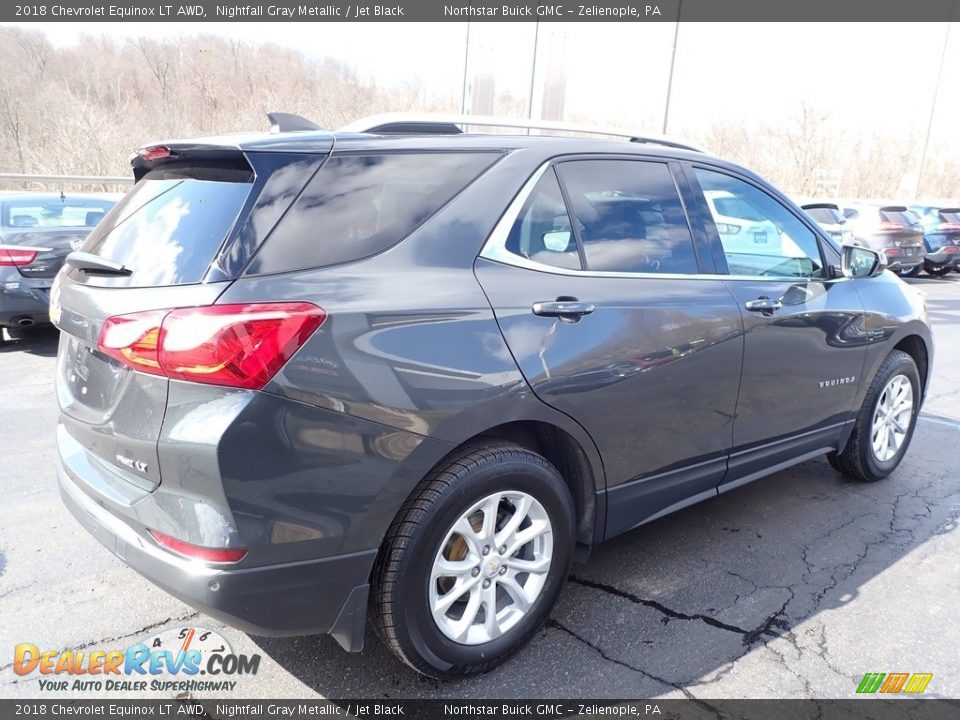 2018 Chevrolet Equinox LT AWD Nightfall Gray Metallic / Jet Black Photo #9