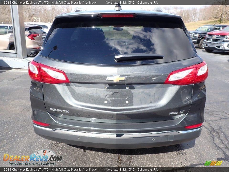 2018 Chevrolet Equinox LT AWD Nightfall Gray Metallic / Jet Black Photo #10