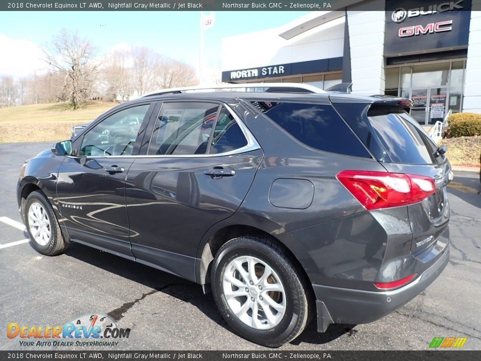 2018 Chevrolet Equinox LT AWD Nightfall Gray Metallic / Jet Black Photo #13