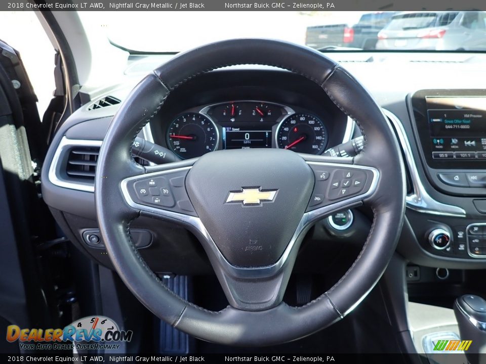 2018 Chevrolet Equinox LT AWD Nightfall Gray Metallic / Jet Black Photo #22