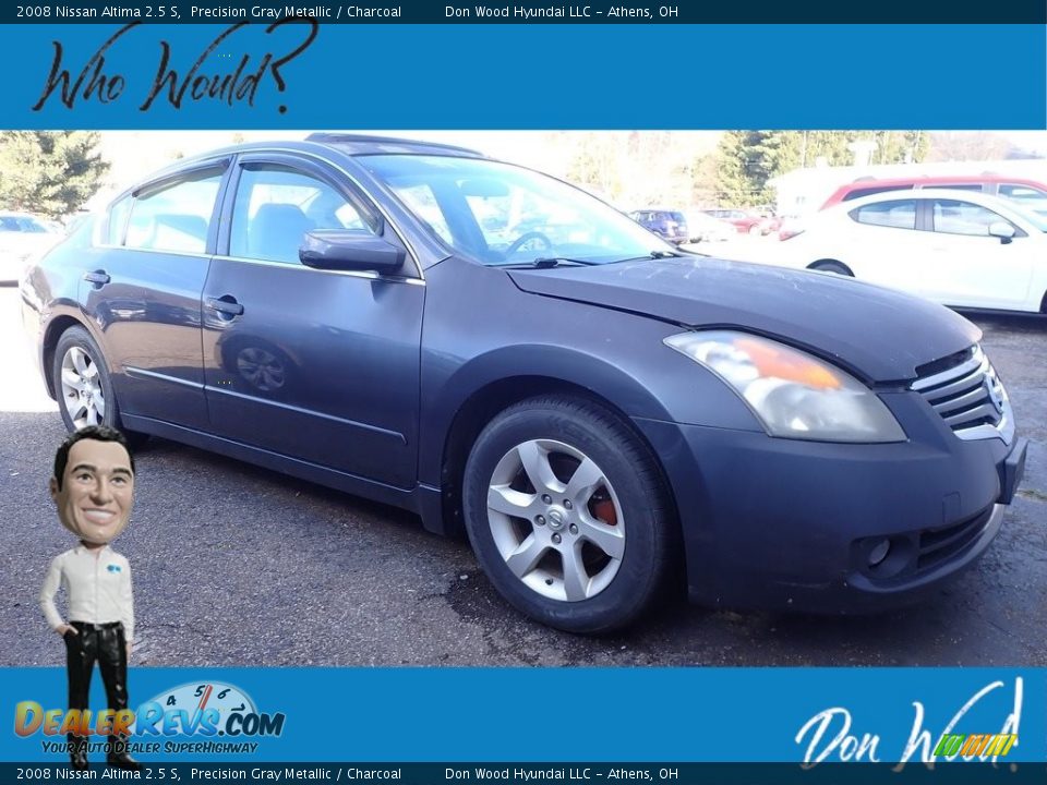 2008 Nissan Altima 2.5 S Precision Gray Metallic / Charcoal Photo #1