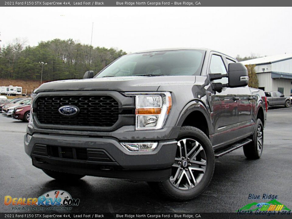 2021 Ford F150 STX SuperCrew 4x4 Lead Foot / Black Photo #1