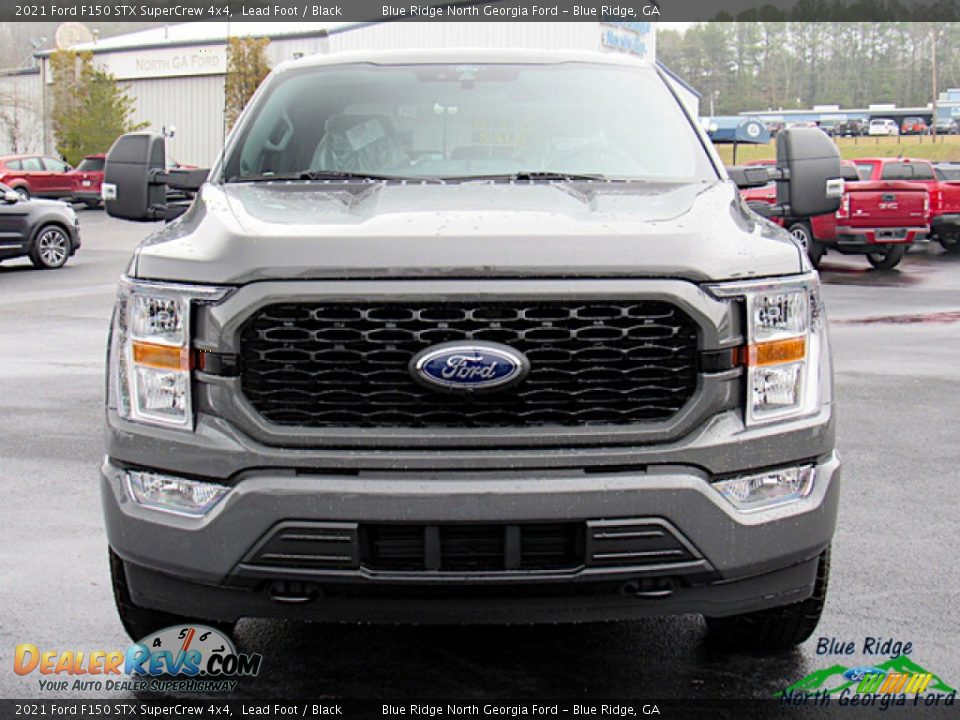 2021 Ford F150 STX SuperCrew 4x4 Lead Foot / Black Photo #8